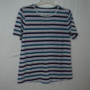 Women’s CANDACE Top Small Color Aqua Multi NEW